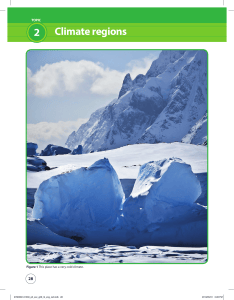 Grade 8 Geography: Climate Regions Textbook Chapter