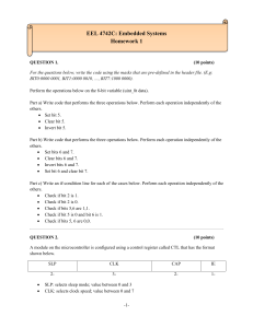 EEL 4742C Embedded Systems Homework 1