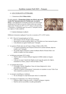 R&eacute;sum&eacute; examen litt&eacute;rature fran&ccedil;aise 2025
