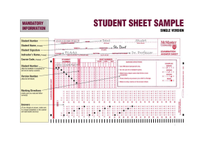 OMR Exam Instructions: Student Guide