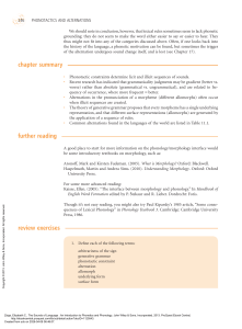 Phonotactics and Alternations in Linguistics