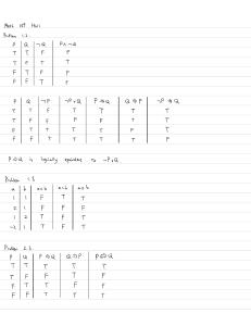 Math 109 HW1: Logic and Proofs