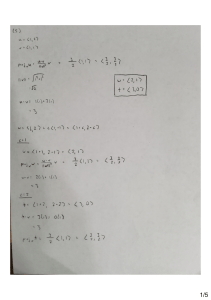 Vector Projections Math Worksheet