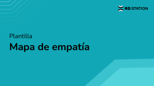 Plantilla Mapa de Empat&iacute;a para An&aacute;lisis de Clientes