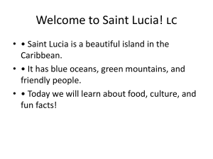 Welcome to Saint Lucia: Learn About Food, Culture, and Fun Facts