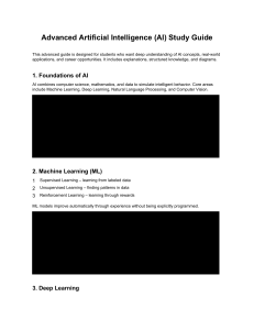 Advanced AI Study Guide: Concepts, Applications, Careers