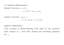 Implicit Calculus Examples Implicit Differentiation: Calculus Concepts & Examples