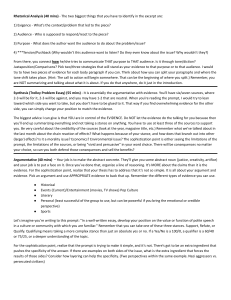 AP English Essay Writing Guide: Rhetorical, Synthesis, Argumentative