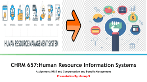 HRIS and Compensation & Benefit Management Presentation