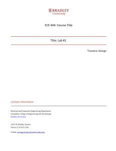 ECE 444 Lab #1: Digital Logic Gates & FPGA Programming