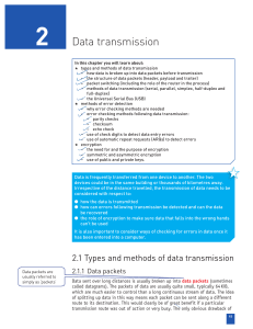 Data Transmission: Types, Methods, and Error Detection