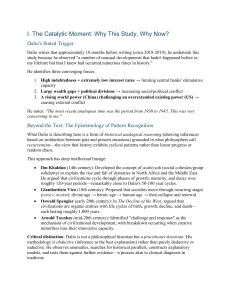 Dalio's Big Cycle & Debt Cycle Analysis