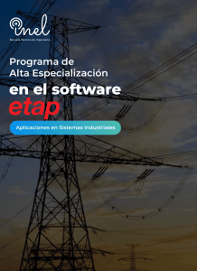 Programa de Alta Especializaci&oacute;n en Software ETAP para Sistemas Industriales