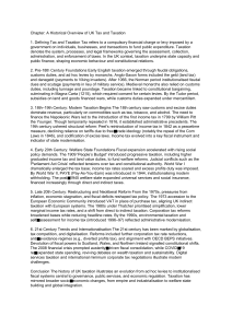 UK Taxation History: Overview from Feudal to Modern
