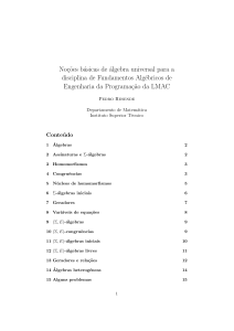 &Aacute;lgebra universal b&aacute;sica para ingenier&iacute;a de programaci&oacute;n
