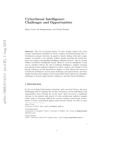 Cyberthreat Intelligence: Challenges and Opportunities