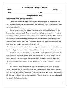 Elementary School Comprehension Test: Sports Day Story
