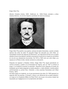 Edgar Allan Poe: Biograf&iacute;a y Obra