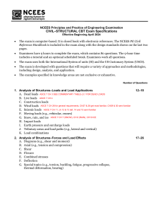 NCEES PE Civil-Structural Exam Specs 2024
