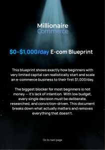 $0-$1,000/day E-com Blueprint