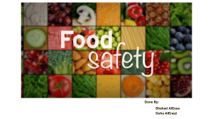Food Safety Presentation: Basics of Food Poisoning & Spoilage
