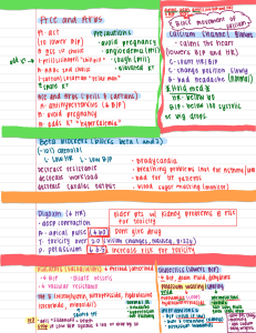 Antihypertensive Drug Classes: ACE, ARBs, Beta Blockers, Diuretics