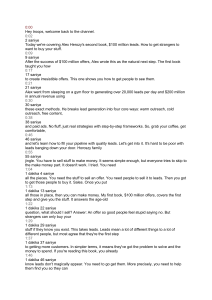 Alex Herozy's $100 Million Leads Book Summary
