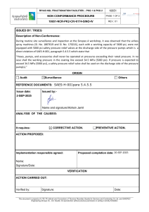 Non-Conformance Report: Airless Spray Machine Safety Violation