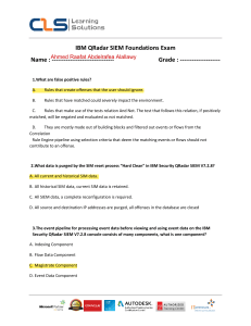 IBM QRadar SIEM Foundations Exam Questions