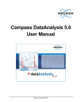 Bruker Compass DataAnalysis 5.0 User Manual