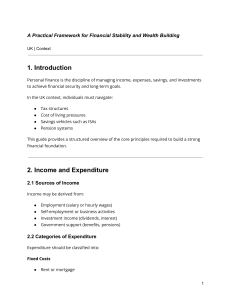 Practical Framework for Financial Stability & Wealth Building