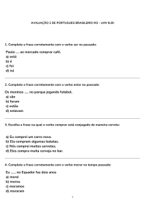 Avalia&ccedil;&atilde;o de Portugu&ecirc;s Brasileiro M3