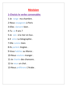 Exercice de r&eacute;vision fran&ccedil;ais : grammaire et compr&eacute;hension