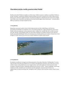 Charakterystyka rzeźby powierzchni Polski &ndash; geografia fizyczna