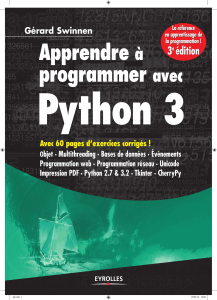 Apprendre &agrave; programmer avec Python 3 - 3e &eacute;dition