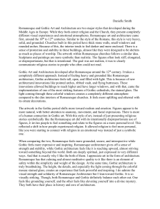 Romanesque vs Gothic Art and Architecture Comparison