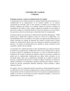 Control de Calidad: Principios, Pr&aacute;cticas y T&eacute;cnicas