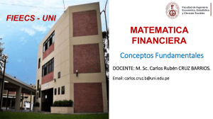 Matem&aacute;tica Financiera: Conceptos Fundamentales de Gradientes