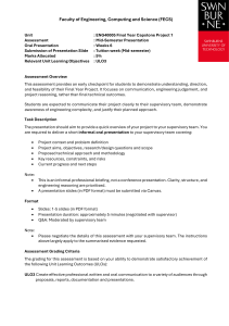 ENG40005 Mid-Semester Presentation Assessment