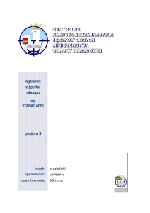 STANAG 6001 Level 3 English Reading Exam