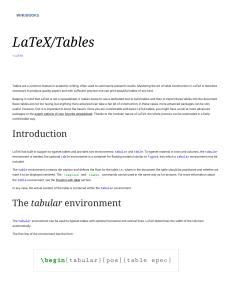 LaTeX Tables Tutorial: Guide to Creating Tables in LaTeX