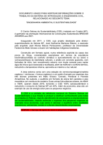 Sustentabilidade e Engenharia Civil: Centro Sebrae