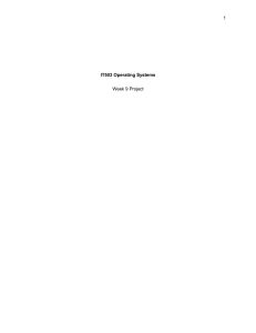 IT503 Operating Systems Week 9 Project: Security Analysis