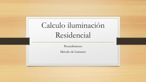 Gu&iacute;a de C&aacute;lculo de Iluminaci&oacute;n Residencial por M&eacute;todo de L&uacute;menes