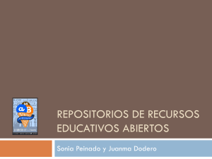 Presentaci&oacute;n de Repositorios de Recursos Educativos Abiertos