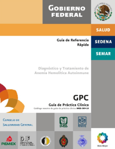 Gu&iacute;a R&aacute;pida: Diagn&oacute;stico y Tratamiento de Anemia Hemol&iacute;tica Autoinmune