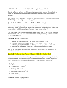 C++ Homework 1: Variables, Memory & Physical Mathematics