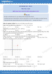 Examen de matem&aacute;ticas de 8&ordm; grado - Primer semestre