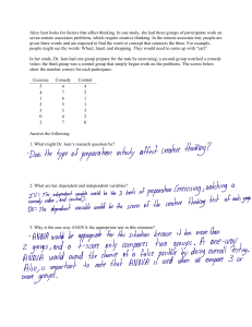 Alice Isen's Study on Preparation and Creative Thinking