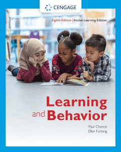 Learning and Behavior Textbook 8th Edition